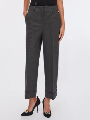 Liu Jo Cropped Trousers With Pleat LIUJO