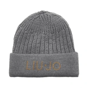 Liu Jo Czapka LOGO BORCHIE | z dodatkiem wełny