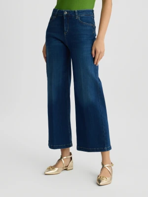 Zdjęcie produktu Liu Jo Dark Blue Cropped Jeans LIUJO