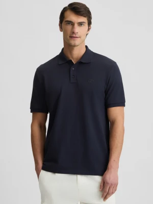 Liu Jo Dark Blue Pique Polo Shirt LIUJO
