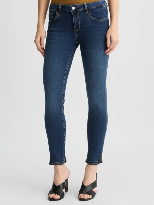 Liu Jo Dark Blue Skinny Jeans With Slit LIUJO