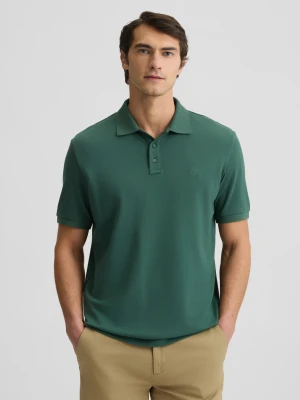 Liu Jo Dark Green Pique Polo Shirt LIUJO