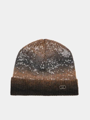 Liu Jo Dégradé Wool-blend Hat brązowy
