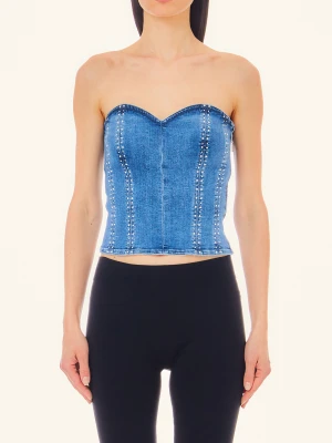 Liu Jo Denim Bustier Top LIUJO