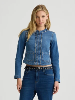 Liu Jo Denim Jacket With Bejewelled Chain LIUJO