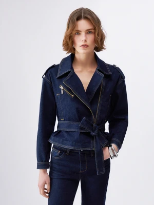 Liu Jo Denim Jacket With Belt