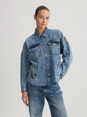 Liu Jo Denim Jacket With Rhinestones LIUJO