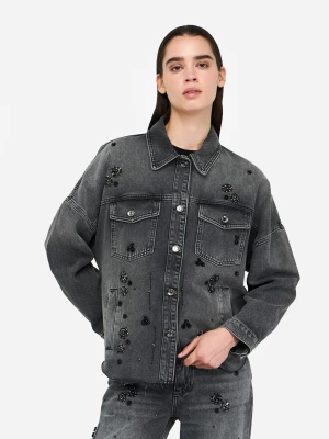 Liu Jo Denim Jacket With Rhinestones LIUJO