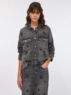 Liu Jo Denim Jacket With Rhinestones LIUJO