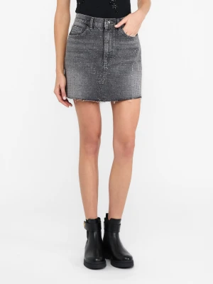 Liu Jo Denim Miniskirt With Studs LIUJO