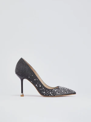 Liu Jo Denim Pumps With Jewel Stones LIUJO