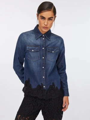 Liu Jo Denim Shirt With Lace LIUJO
