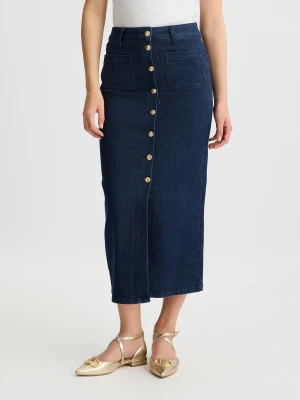 Liu Jo Denim Skirt With Buttons LIUJO