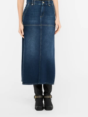 Liu Jo Denim Skirt With Slits LIUJO