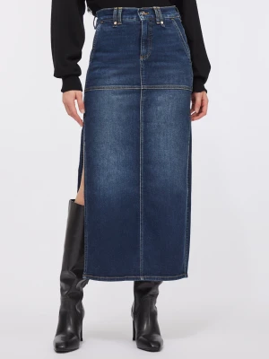 Liu Jo Denim Skirt With Slits LIUJO