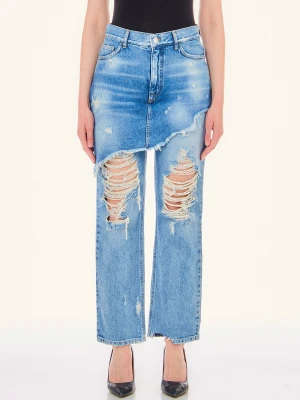 Liu Jo Destroyed-effect Straight-leg Jeans LIUJO