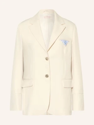 Liu Jo Długi Blezer weiss