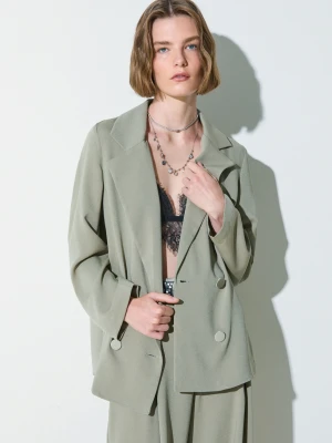Liu Jo Double-breasted Blazer zielony