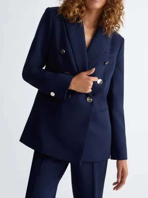 Liu Jo Double-breasted Dark Blue Blazer LIUJO