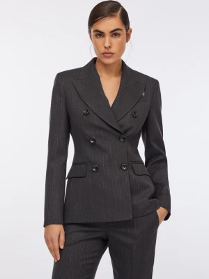 Liu Jo Double-breasted Pinstripe Blazer LIUJO