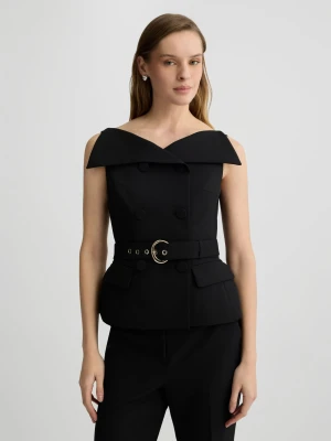Liu Jo Double-breasted Waistcoat With Belt LIUJO