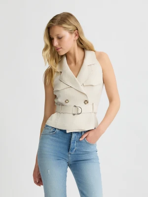 Liu Jo Double-breasted Waistcoat With Belt LIUJO