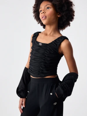 Liu Jo Draped Jersey Top