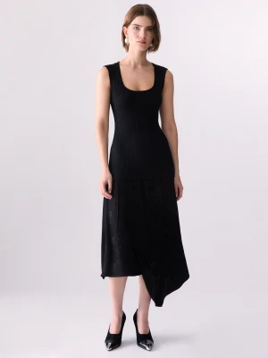 Liu Jo Dress With Jewel Embroidery czarny