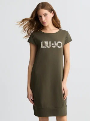 Liu Jo Dress With Logo And Gemstones LIUJO