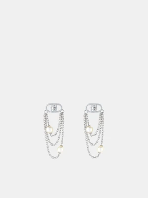Liu Jo Drop Earrings With Logo
