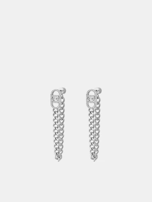 Liu Jo Drop Earrings With Logo