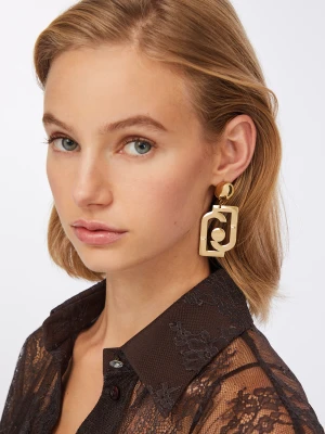 Liu Jo Drop Earrings With Logo LIUJO