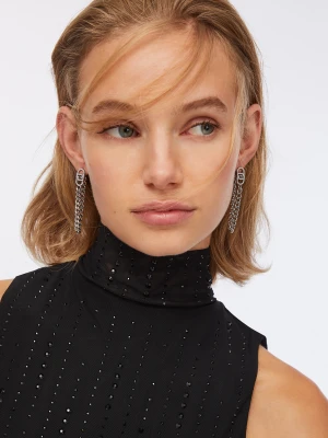 Liu Jo Drop Earrings With Logo LIUJO