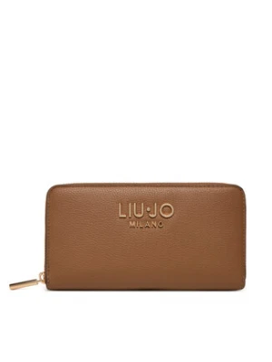 Liu Jo Duży Portfel Damski Ecs Xl Zip Around AF5170 E0058 Brązowy