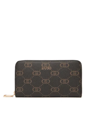 Liu Jo Duży Portfel Damski Ecs Xl Zip Around AF5170 E0668 Brązowy