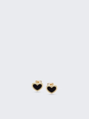 Liu Jo Earrings With Black Heart LIUJO