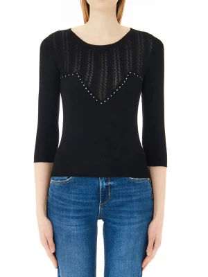 Liu Jo Eco-friendly Sweater With Lace LIUJO