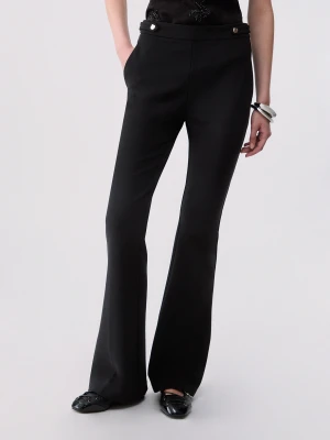 Liu Jo Elegant Flare Pants czarny