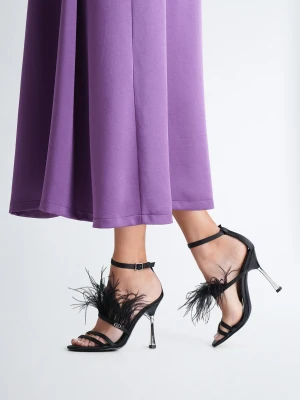 Liu Jo Elegant Sandals With Feathers LIUJO