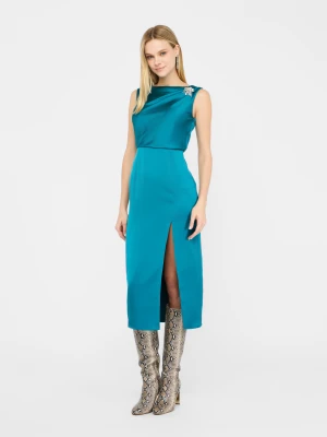 Liu Jo Elegant Satin Midi Dress LIUJO