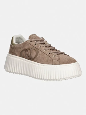 Liu Jo ELODIE 01 sneakersy damskie zamszowe brązowy