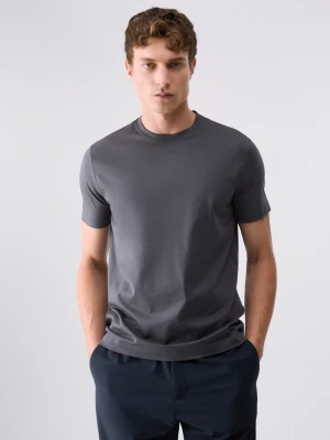 Liu Jo Embroidered Logo T-shirt Dark Grey