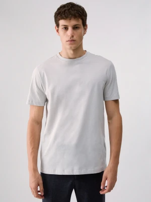 Liu Jo Embroidered Logo T-shirt Light Grey