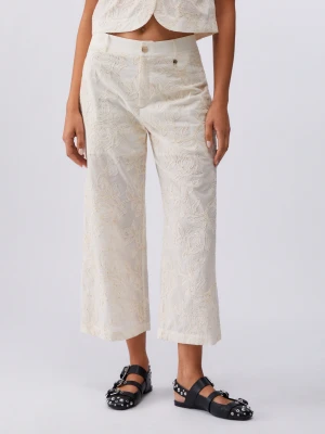 Liu Jo Embroidered Muslin Trousers LIUJO