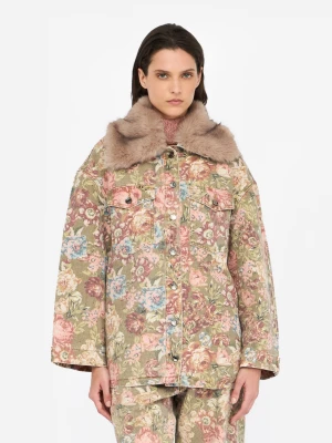 Liu Jo Faux Fur Jacket With Collar LIUJO