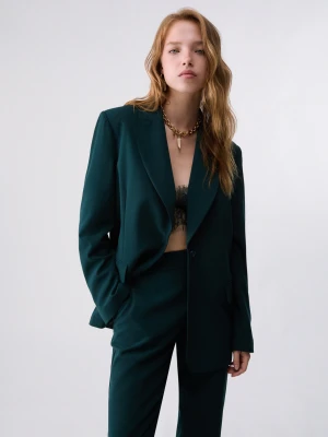 Liu Jo Flannel Blazer zielony