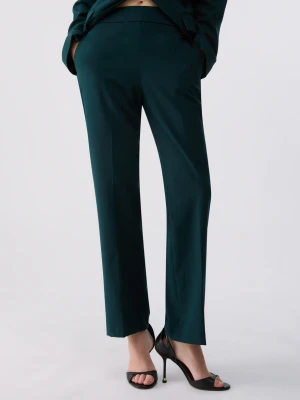 Liu Jo Flannel Flare Pants zielony