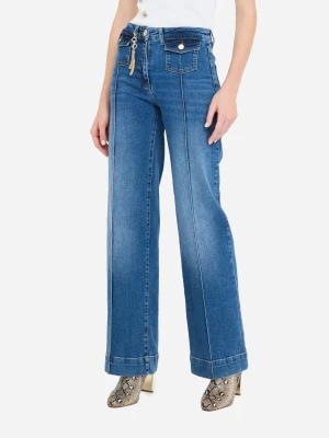 Liu Jo Flare Jeans With Jewelled Charm LIUJO