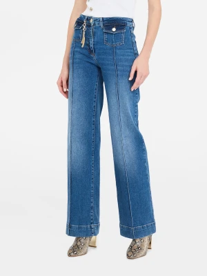 Liu Jo Flare Jeans With Jewelled Charm LIUJO