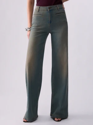 Liu Jo Flare Jeans With Welt Pockets